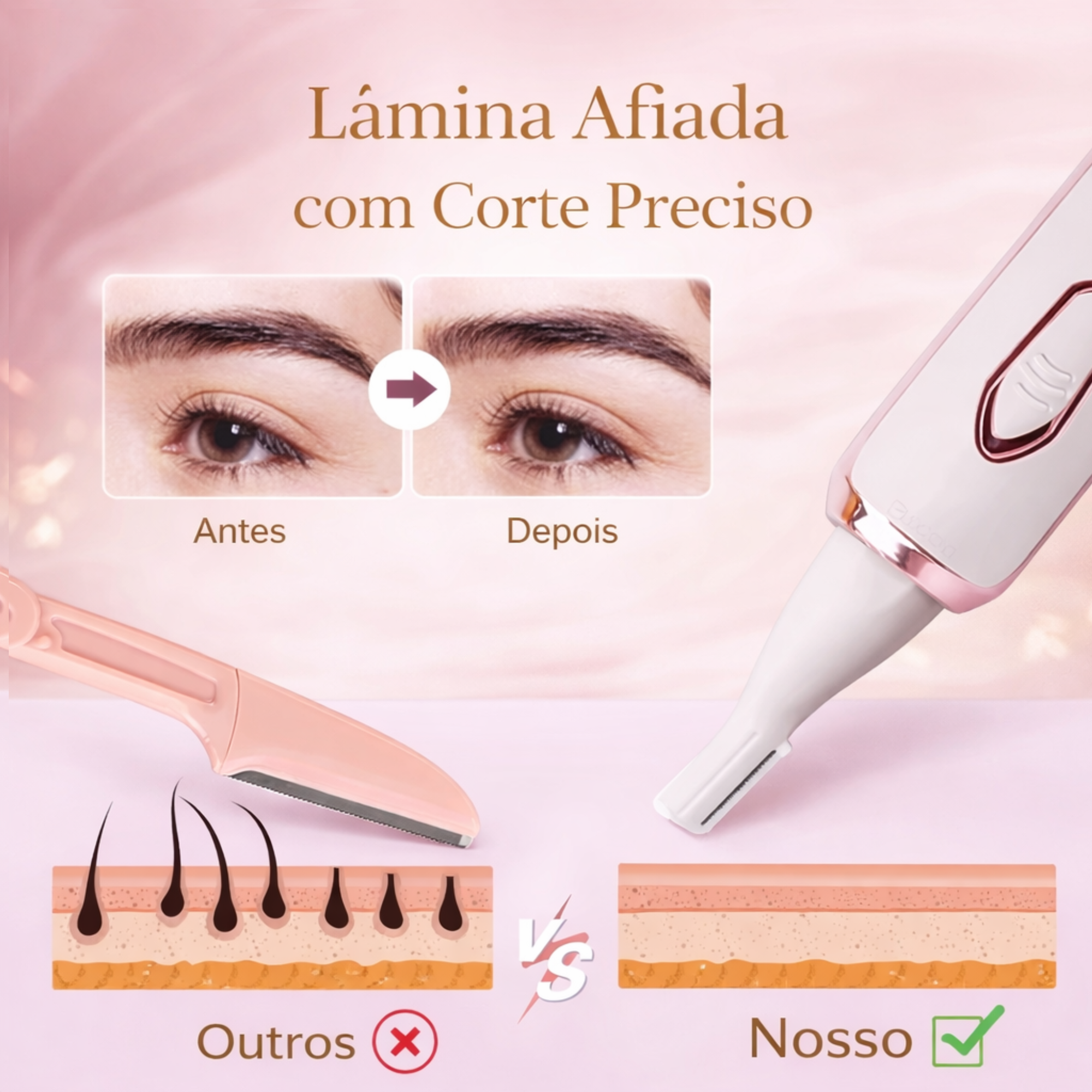 SilkSkin Pro™ - Depilador Sem Dor 4 em 1 – Pele Lisa em Minutos (Sem Irritação)