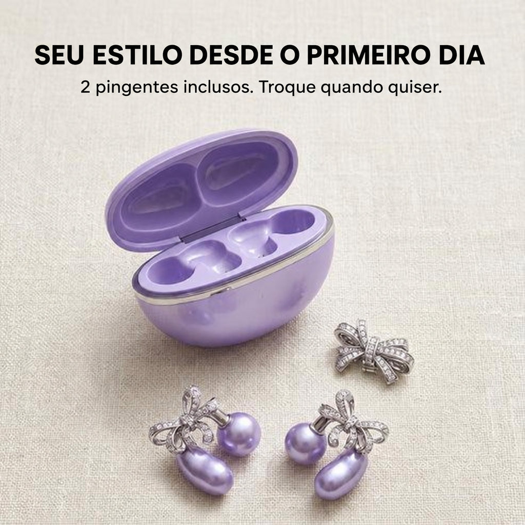 BellaSound™ — Fone de Ouvido com Design de Joia