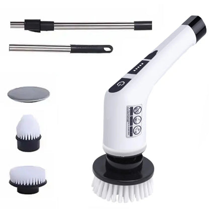 Escova Elétrica Recarregável 9 em 1 - PowerClean 9X Pro