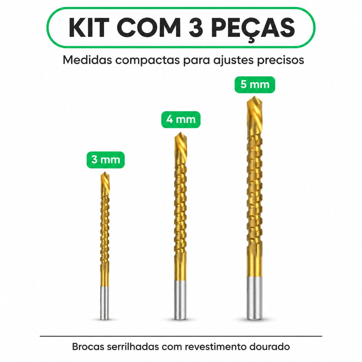 BrocaTitan™ – Kit de Brocas Multifuncionais 3–8 mm | FRETE GRÁTIS