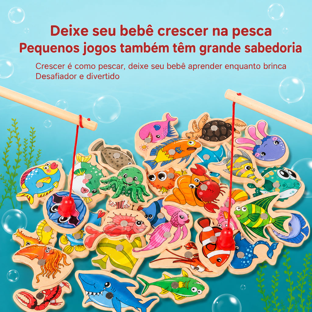 FocoFish™ – Pescaria Educativa Montessori | FRETE GRÁTIS