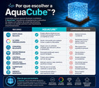AquaCube™ - Cubo Cristal LED com 16 Cores | FRETE GRÁTIS