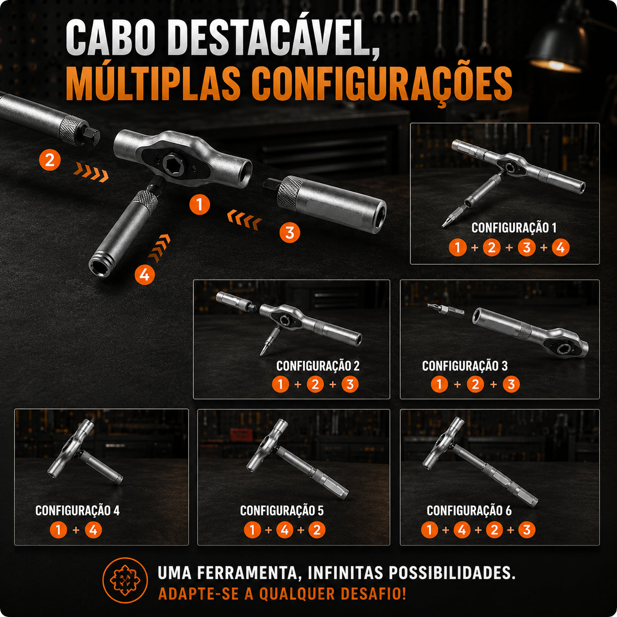 Kit Multiferramentas 24 em 1 | TorquePro™ - FRETE GRÁTIS