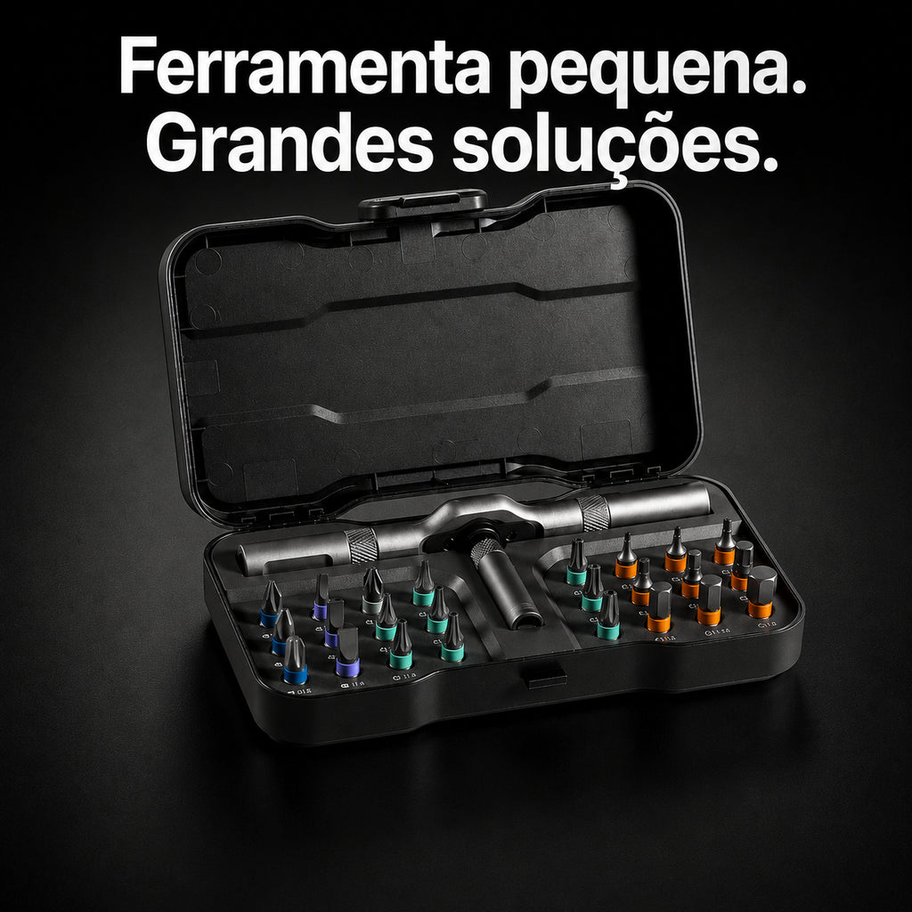 Kit Multiferramentas 24 em 1 | TorquePro™ - FRETE GRÁTIS
