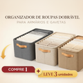 Organizador de Roupas Dobrável para Armários e Gavetas - COMPRE 1 e LEVE 3 unidades