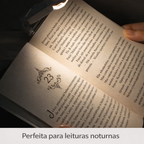 AuraLight™ – Luz de Leitura Noturna com Proteção para os Olhos (USB Recarregável)