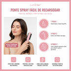 LumiHair™ – Escova de Pentear com Spray Integrado | 2 em 1