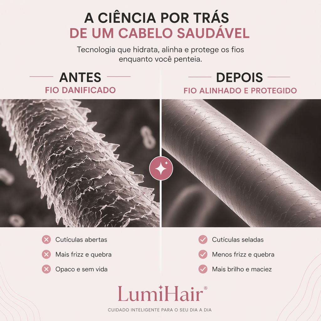 LumiHair™ – Escova de Pentear com Spray Integrado | 2 em 1