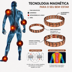 VitaPulse™ – Pulseira Magnética de Cobre para Bem-Estar e Vitalidade