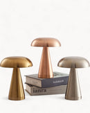 Luminária de Mesa Cogumelo Vexpera Inox