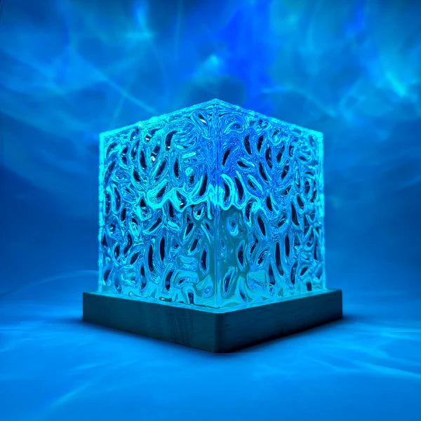AquaCube™ - Cubo Cristal LED com 16 Cores | FRETE GRÁTIS
