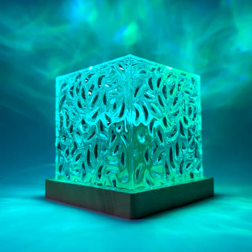 AquaCube™ - Cubo Cristal LED com 16 Cores | FRETE GRÁTIS