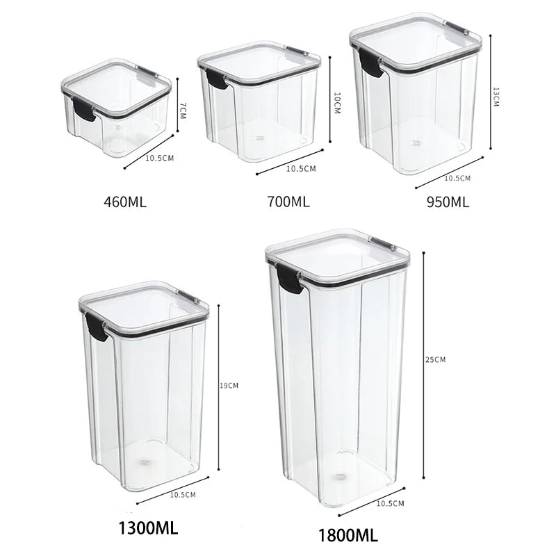 Pote Hermético Premium - SealPro Pote Multiuso - 5 unidades