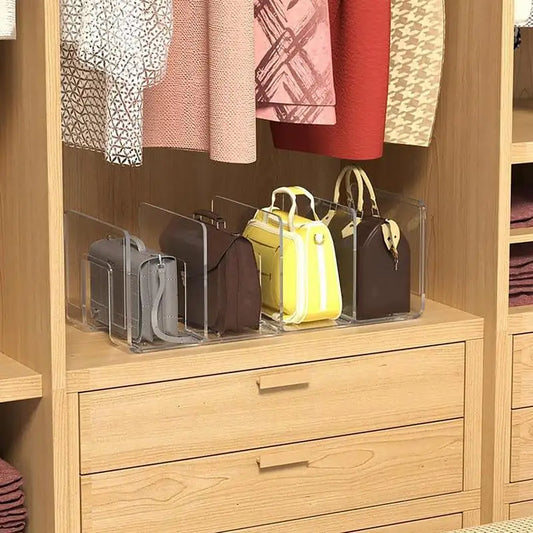 ClarityBag™ – Organizador Premium de Bolsas em Acrílico