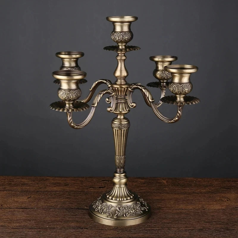Candelabro Europeu em Bronze - RoyalBronze Vintage
