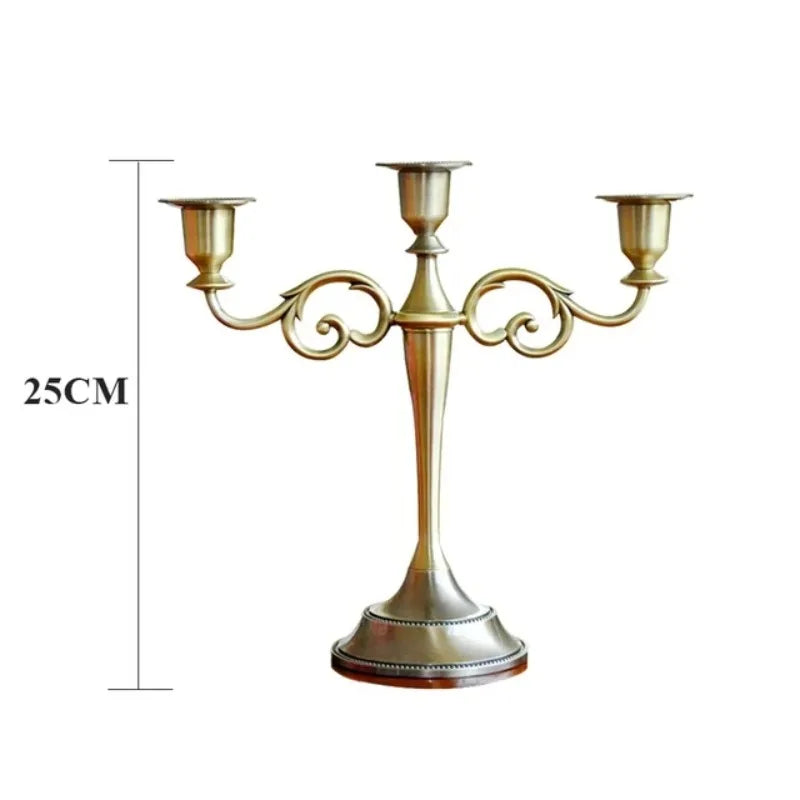 Candelabro Europeu em Bronze - RoyalBronze Vintage