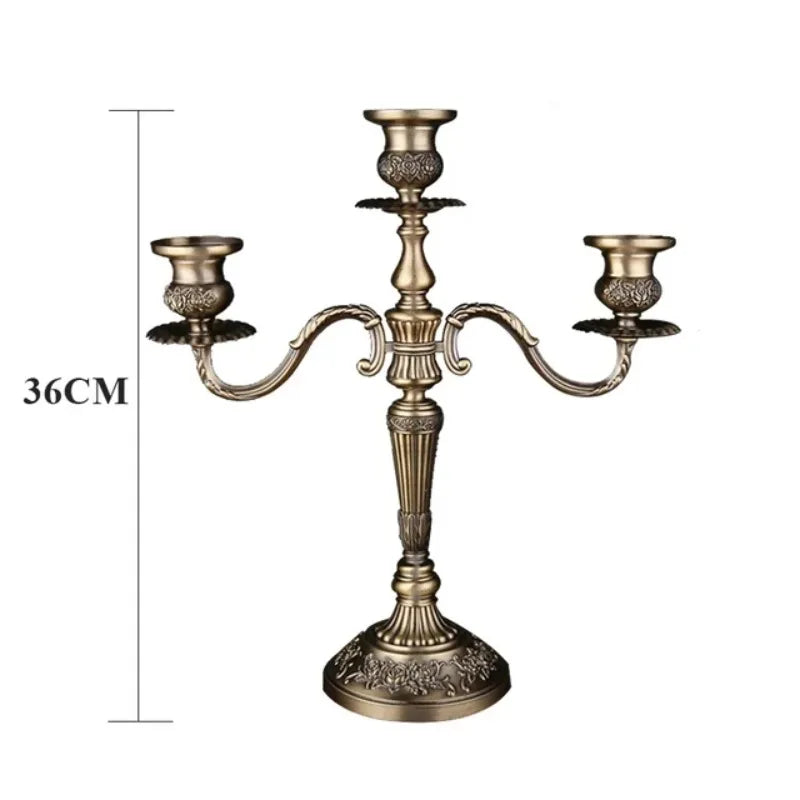 Candelabro Europeu em Bronze - RoyalBronze Vintage