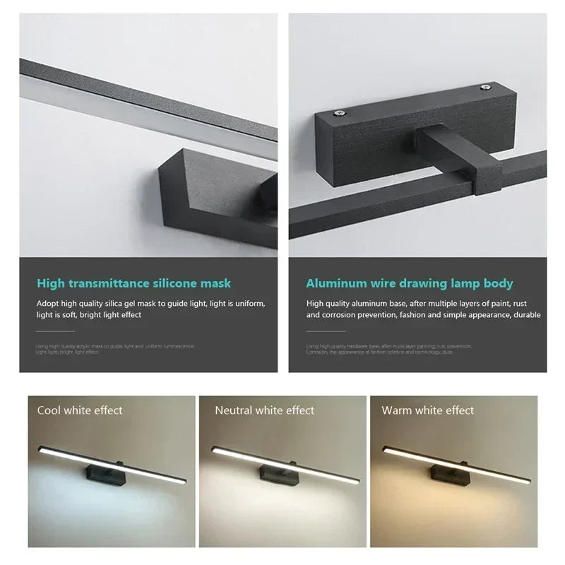 Arandela Moderna para Espelho - MirrorLux LED Pro