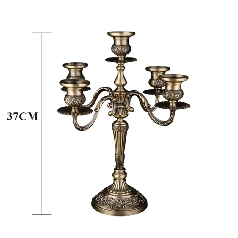 Candelabro Europeu em Bronze - RoyalBronze Vintage