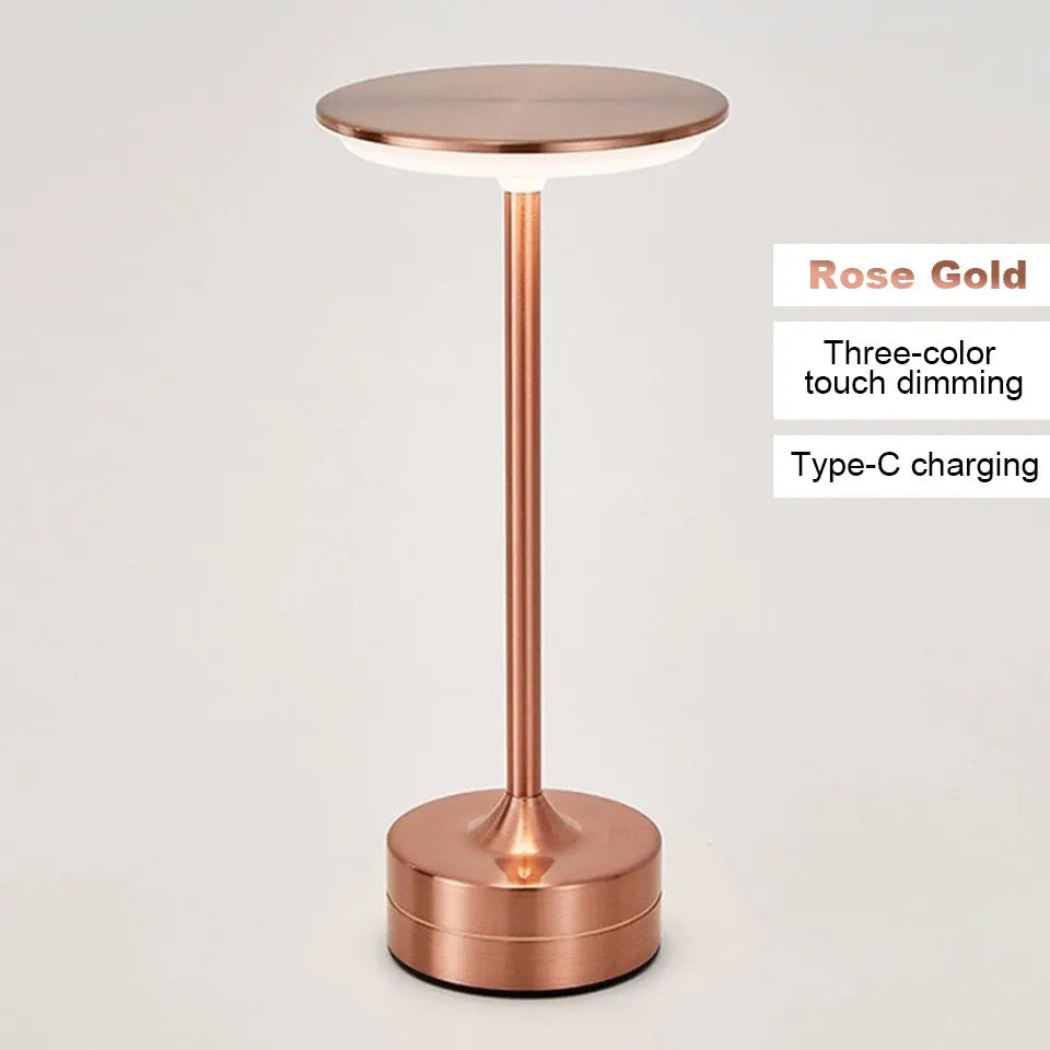 CrystalTouch LED – Luminária de Mesa Sensor Touch 5V