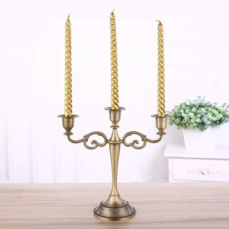 Candelabro Europeu em Bronze - RoyalBronze Vintage
