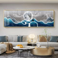 Imperial Harmony – Quadro Abstrato Estilo Chinês em Canvas