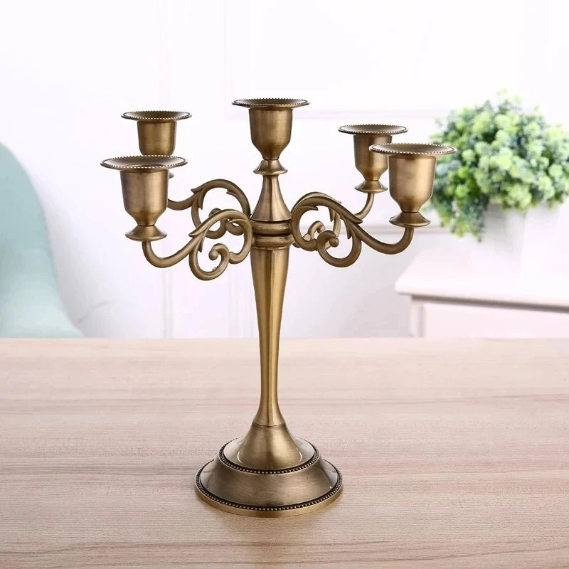 Candelabro Europeu em Bronze - RoyalBronze Vintage