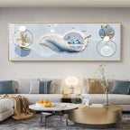 Imperial Harmony – Quadro Abstrato Estilo Chinês em Canvas