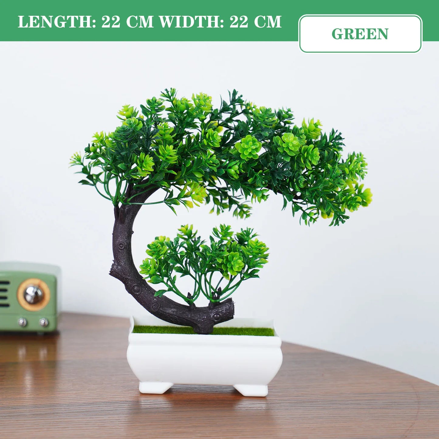 Bonsai Artificial Decorativo - Uflower Mini Green