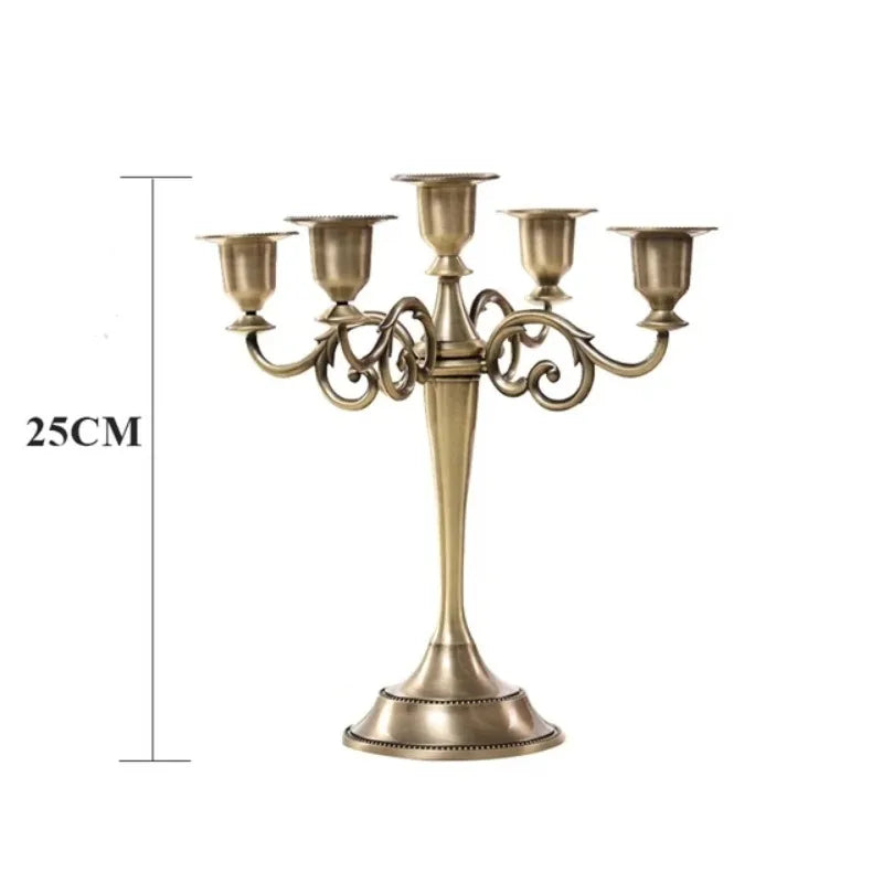 Candelabro Europeu em Bronze - RoyalBronze Vintage
