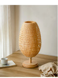 Luminária Artesanal de Mesa em Bambu - BambooLuz Zen