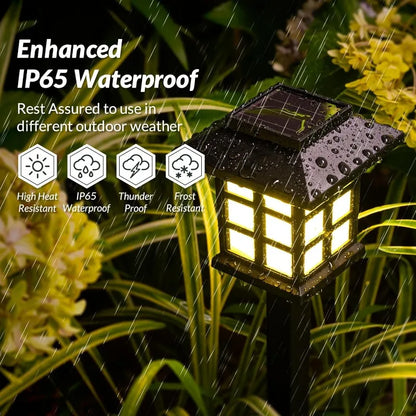 Kit com 2 Luminárias Solares para Jardim - SolarPath Duo IP65