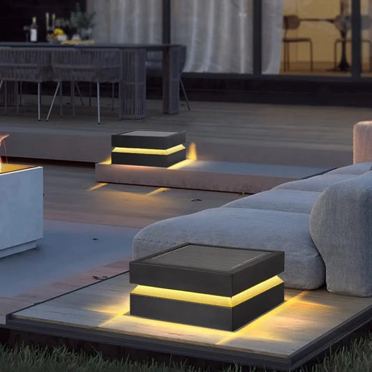 Luminária Solar LED para Jardim e Pilar - SolarGuard IP65