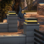 Luminária Solar LED para Jardim e Pilar - SolarGuard IP65