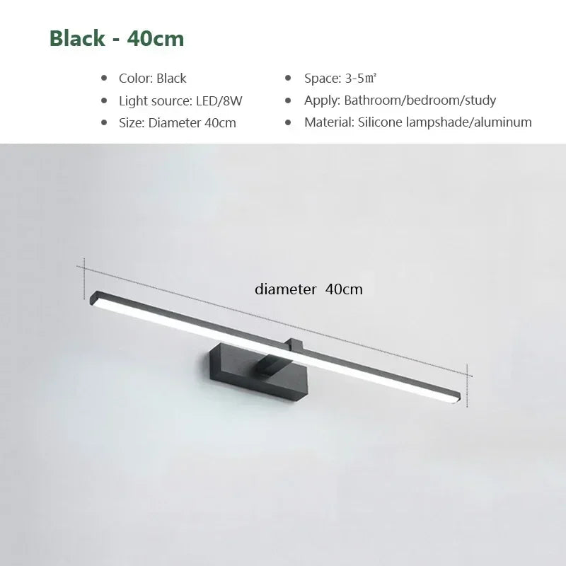 Arandela Moderna para Espelho - MirrorLux LED Pro