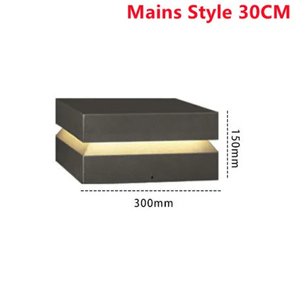 Luminária Solar LED para Jardim e Pilar - SolarGuard IP65