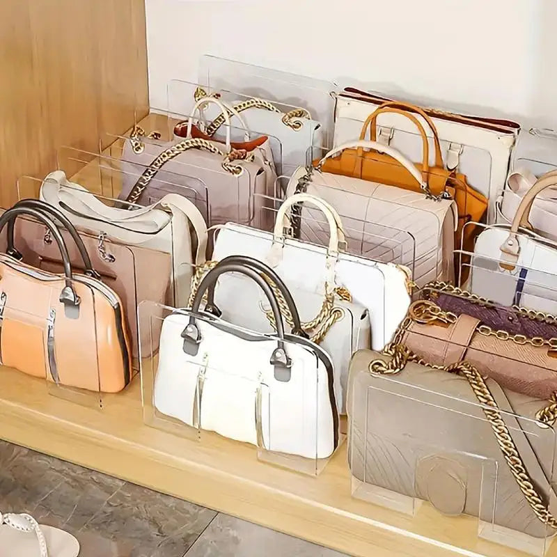 ClarityBag™ – Organizador Premium de Bolsas em Acrílico