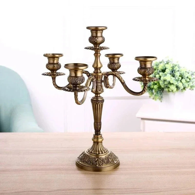 Candelabro Europeu em Bronze - RoyalBronze Vintage