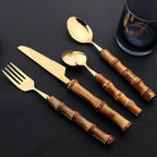 Jogo de Talheres Bamboo