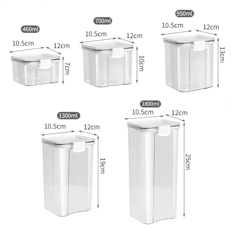 Pote Hermético Premium - SealPro Pote Multiuso - 5 unidades
