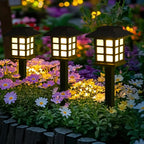 Kit com 2 Luminárias Solares para Jardim - SolarPath Duo IP65