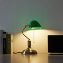 Luminária de Mesa Estilo Banker Clássica
