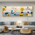 Imperial Harmony – Quadro Abstrato Estilo Chinês em Canvas