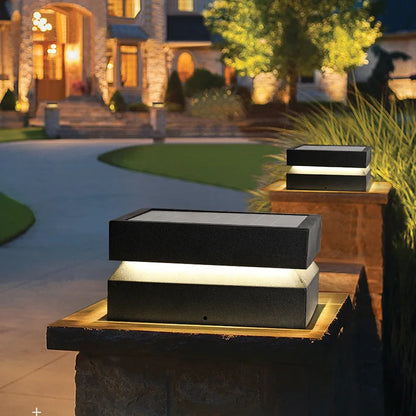 Luminária Solar LED para Jardim e Pilar - SolarGuard IP65