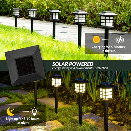 Kit com 2 Luminárias Solares para Jardim - SolarPath Duo IP65
