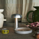 Luminária de Mesa Cogumelo Vexpera Inox