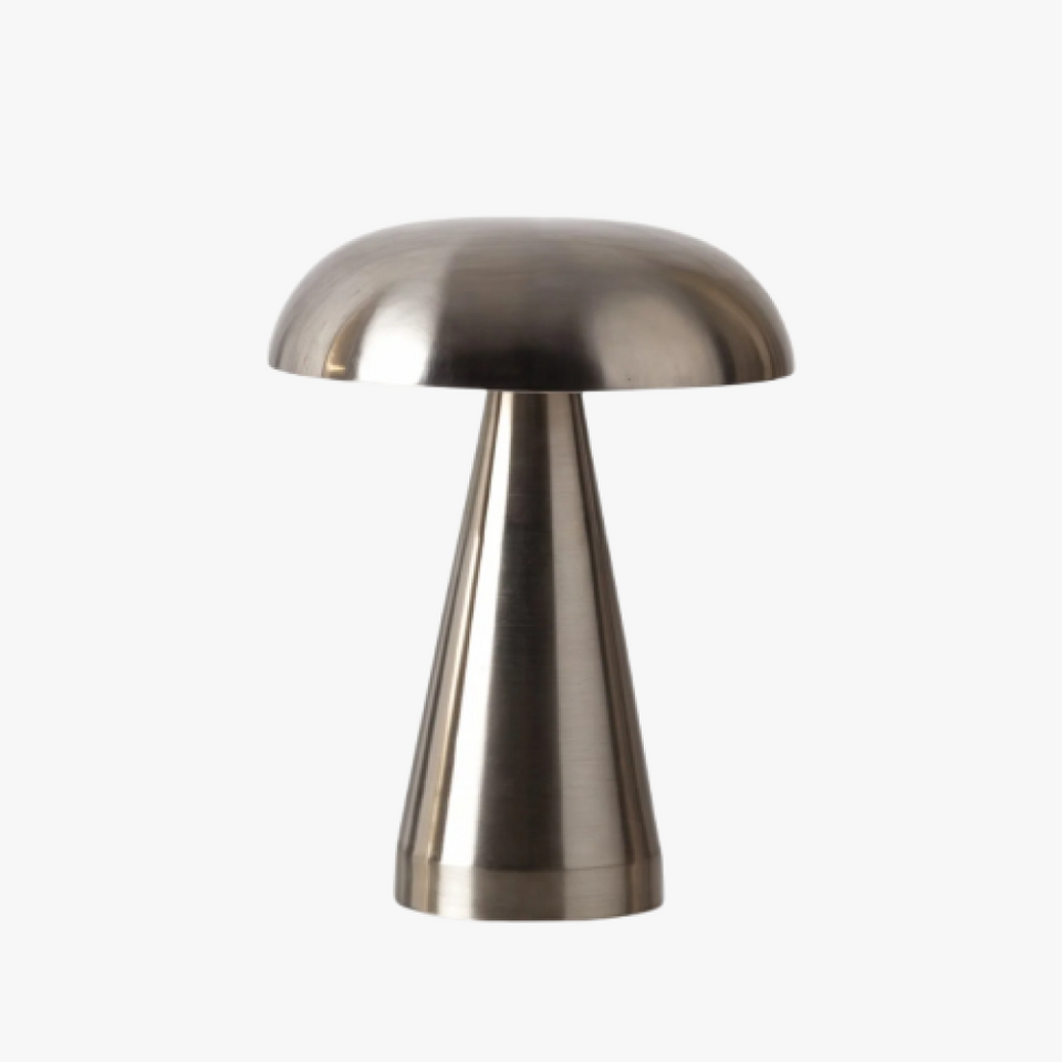 Luminária de Mesa Cogumelo Vexpera Inox