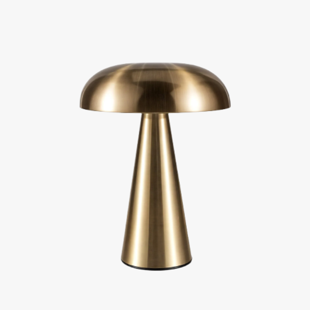 Luminária de Mesa Cogumelo Vexpera Inox
